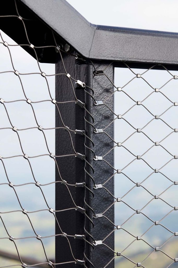 黑色不銹鋼繩網用途